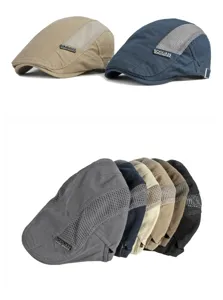 Boinas de malla transpirable de varios colores para la protección solar diaria casual