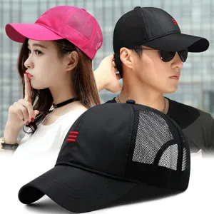 Berretto da Baseball da Uomo in Rete Taglia Grande Regolabile Traspirante Asciugatura Rapida Cappello da Sole Outdoor Casual Sport Trucker