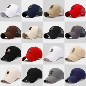 Collezione di berretti da baseball in cotone traspirante per uomo in vari colori