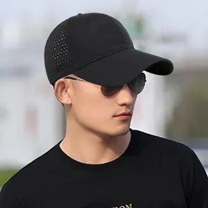 Atmungsaktive Mesh-Baseballkappe für Herren und Damen, schnelltrocknender Sport-Sonnenhut.