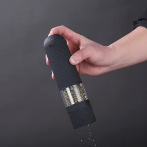 Moulin à poivre et sel électrique professionnel avec noyau en céramique réglable