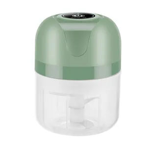 Hachoir à ail électrique portable et robot de cuisine efficace de couleur verte