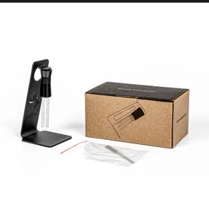 Set de distribuidor de agujas de café con soporte y caja