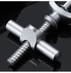Macro view of metallic screw mechanism for manual alloy wine bottle corkscrew opener