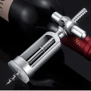Manual Wine Opener Stainless Steel Zinc Alloy Corkscrew Multi Function Household Portable Red Wine Bottle Opener Kitchen Tools For Bar Home