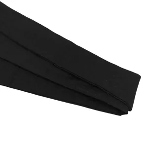Vielseitiger breiter schwarzer Stoffgürtel für Damen dekoratives Kleid Taillengürtel Accessoire