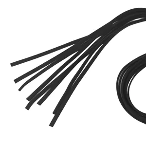 Cinturón de cadena con borlas negras mate de estilo bohemio retro para accesorios de moda mujer
