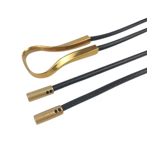 Thin black waist belt featuring a stylish gold-tone metal buckle for women's dresses