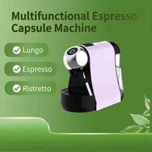 Automatische Kapsel-Espressomaschine Mit Dampf-Milchaufschäumer 20Bar Hochdruckpumpe 800ml Wassertank Für Home Office