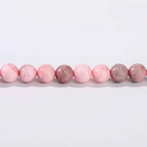 Natuurlijke roze zebra steen ronde losse kralen voor DIY handgemaakte sieraden