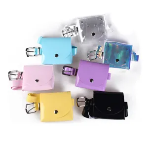 Fashion Mini Belt Bag For Women Kids Laser Plastic Transparent Jelly Belt Waist Pack Adjustable Decorative Purse