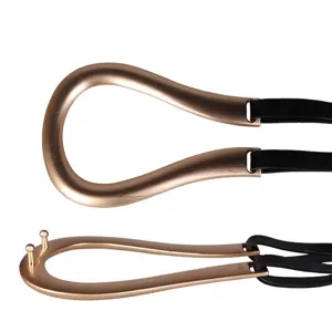 Ceinture élégante à boucle fer à cheval en métal massif pour robes et manteaux de mode