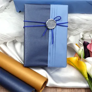 Perlglanz-Kraftpapier, doppelseitiges Geschenkpapier für Boxen und Bastelarbeiten