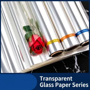 Waterdicht Transparant Bloemen Inpakpapier Helder Boeket Cadeauverpakking Cellofaan Papier Voor DIY Bloemstukken Decoratie