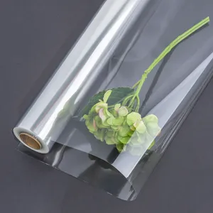 Premium transparante waterdichte OPP-cellofaanrol voor luxe bloemboeket cadeauverpakking