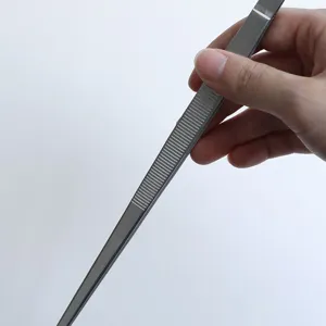Pince droite en acier inoxydable pour l'aquascaping et le jardinage