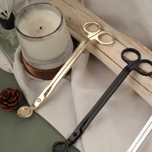 Elegante taglia stoppino in acciaio inossidabile per la cura delle candele profumate