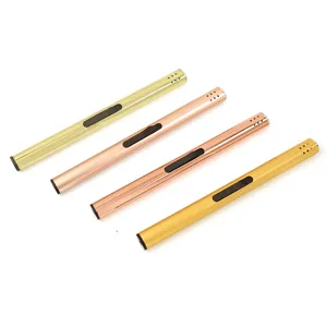 Set di 4 accendini lunghi ricaricabili multicolore per candele e fornelli a gas