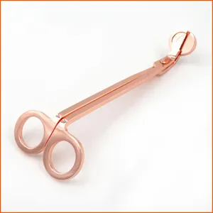 Edelstahl Kerzendochtschneider Roségold Rundkopf Kerzenlöscher Werkzeug Für Duftkerzen Heimdekor Zubehör