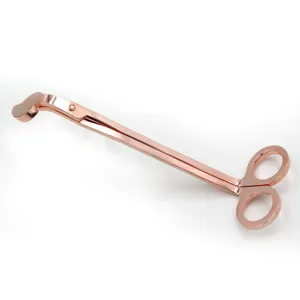 Elegante Kerzendochtschere in Roségold für die DIY-Kerzenpflege und professionelle Wartung