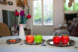 Plateau de fruits en acier inoxydable style européen minimaliste plat de service de thé