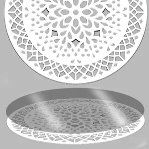 Nordic wooden hollow tray minimalist decorative plate snack storage organizer home table decor