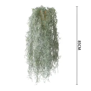 Detailed view of the artificial hanging air vine plant showing 85cm length and soft texture