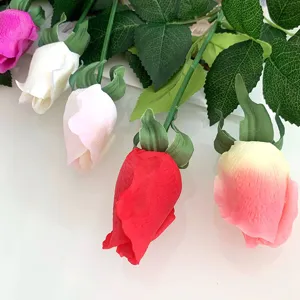 High-quality moisturizing real-touch artificial roses in various colors for wedding decor.