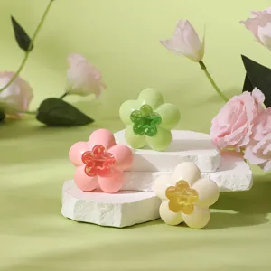 Three flower shaped air freshener boxes for bathroom or car deodorization
