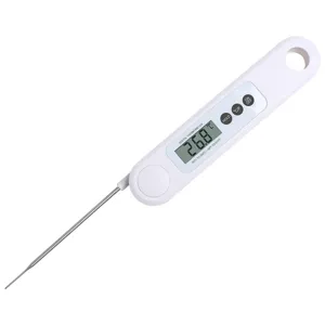 Termometro alimentare digitale con sonda e display LCD della temperatura