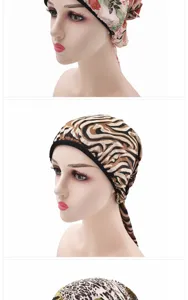 Trois chapeaux de pirate en mousseline à motifs pour femmes avec fleurs et animaux