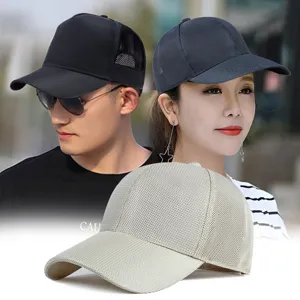 Sommer Outdoor Vollnetz Baseballkappe Für Damen Herren Großer Kopfumfang Strukturierte Atmungsaktive Sonnenschutz Trucker Mütze