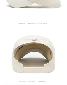 Detalle de gorra de béisbol para coleta con apertura trasera y correa de ajuste