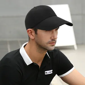 Breathable outdoor summer baseball cap with extended brim for sun protection