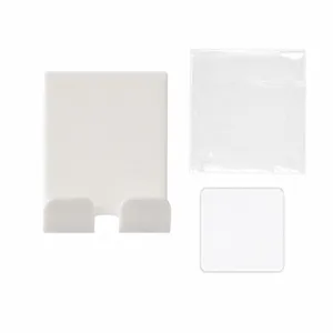 Gancho de pared adhesivo blanco multiuso para maquinillas de afeitar y la cocina
