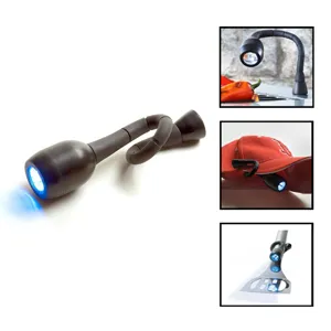 Mini Luz LED para Parrilla Magnética Portátil con Cuello de Cisne Flexible Lámpara de Emergencia para Camping al Aire Libre Accesorios para Herramientas