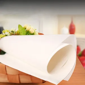 Detailed view of translucent food-grade greaseproof wax paper for burger wrapping