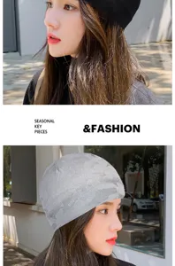 Lifestyle-detail van een ademende mesh zonbeschermende fietsbeanie voor dames en heren