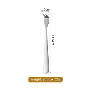 Premium 304 stainless steel BBQ meat fork and meat divider tool with dimensions