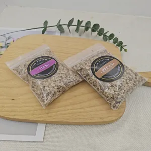 Detail of Oak and Pecan smoking wood chips for cocktail infusion