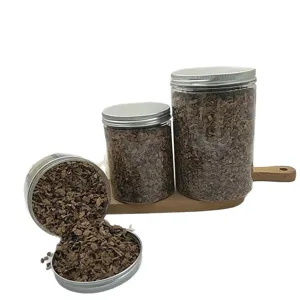 Premium natural cherry and apple wood chips in jars for aromatic food smoking and grilling