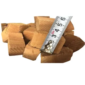 Premium natural fruitwood smoking chunks for BBQ hickory and apple wood meat grilling 500g