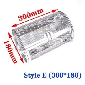 RVS roterende braadmand, 300x180mm accessoire voor heteluchtfriteuse en bakoven