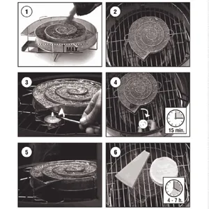 Detailed six-step guide for using a stainless steel spiral cold smoke generator