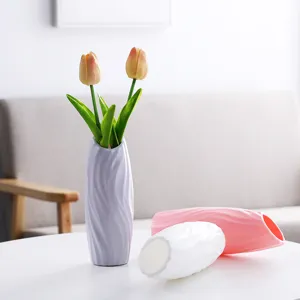 Vasi di plastica geometrici nordici minimalisti per l'arredamento del soggiorno