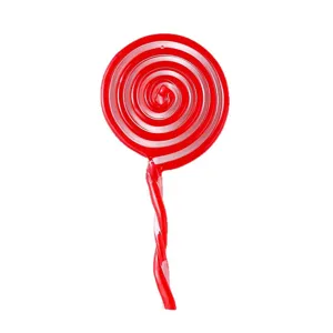 Große rot-weiße Wirbel-Lutscher-Dekoration für den kreativen Weihnachtsbaumschmuck