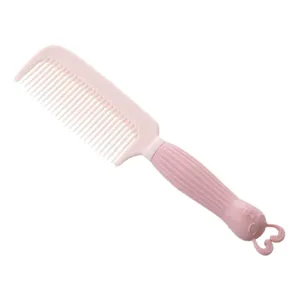 Lindo peine de pelo de conejo rosa con diseño antiestático para niñas y niños peinado