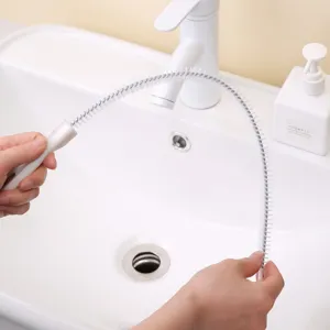 Déboucheur de canalisation flexible pour nettoyer les cheveux des éviers de salle