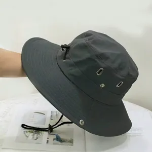 Durable waterproof quick-dry bucket hat for outdoor fishing and sun protection