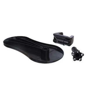 Ergonomic rotatable computer desk armrest extension with adjustable plastic support bracket